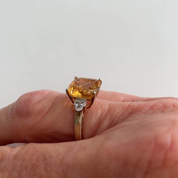 Citrine ring - Picture 8 of 9